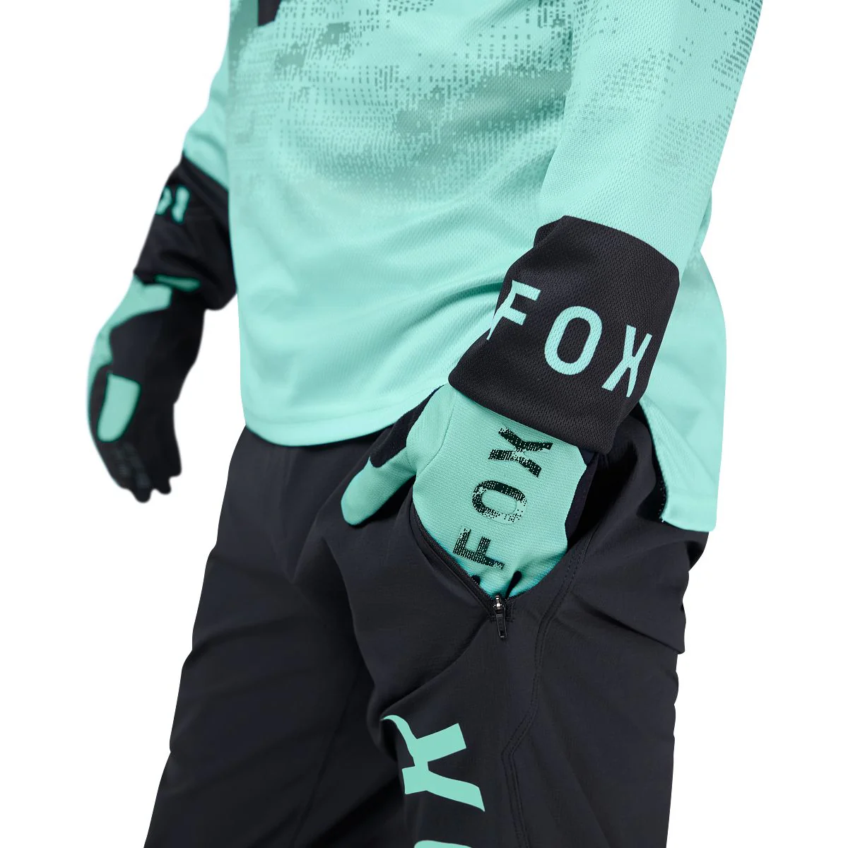 Pantalon FOX RANGER KAIROS Noir/Bleu - Image 5