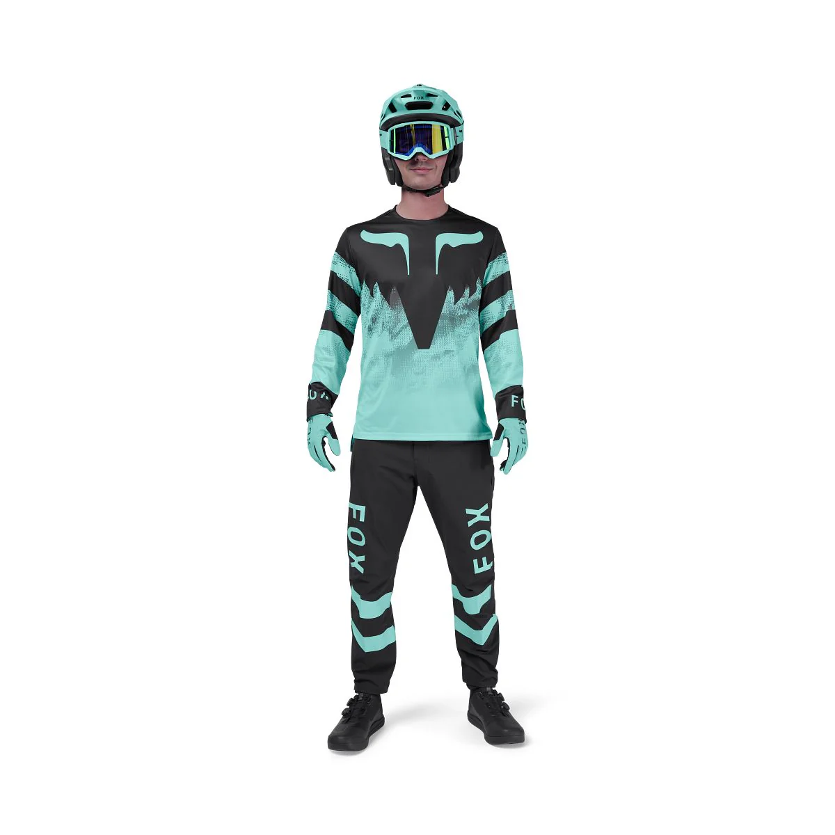 Pantalon FOX RANGER KAIROS Noir/Bleu - Image 8