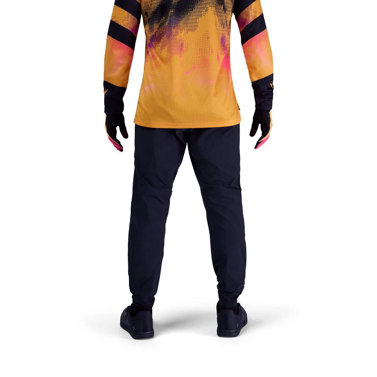 Pantalon FOX RANGER KAIROS Noir/Orange - Image 4
