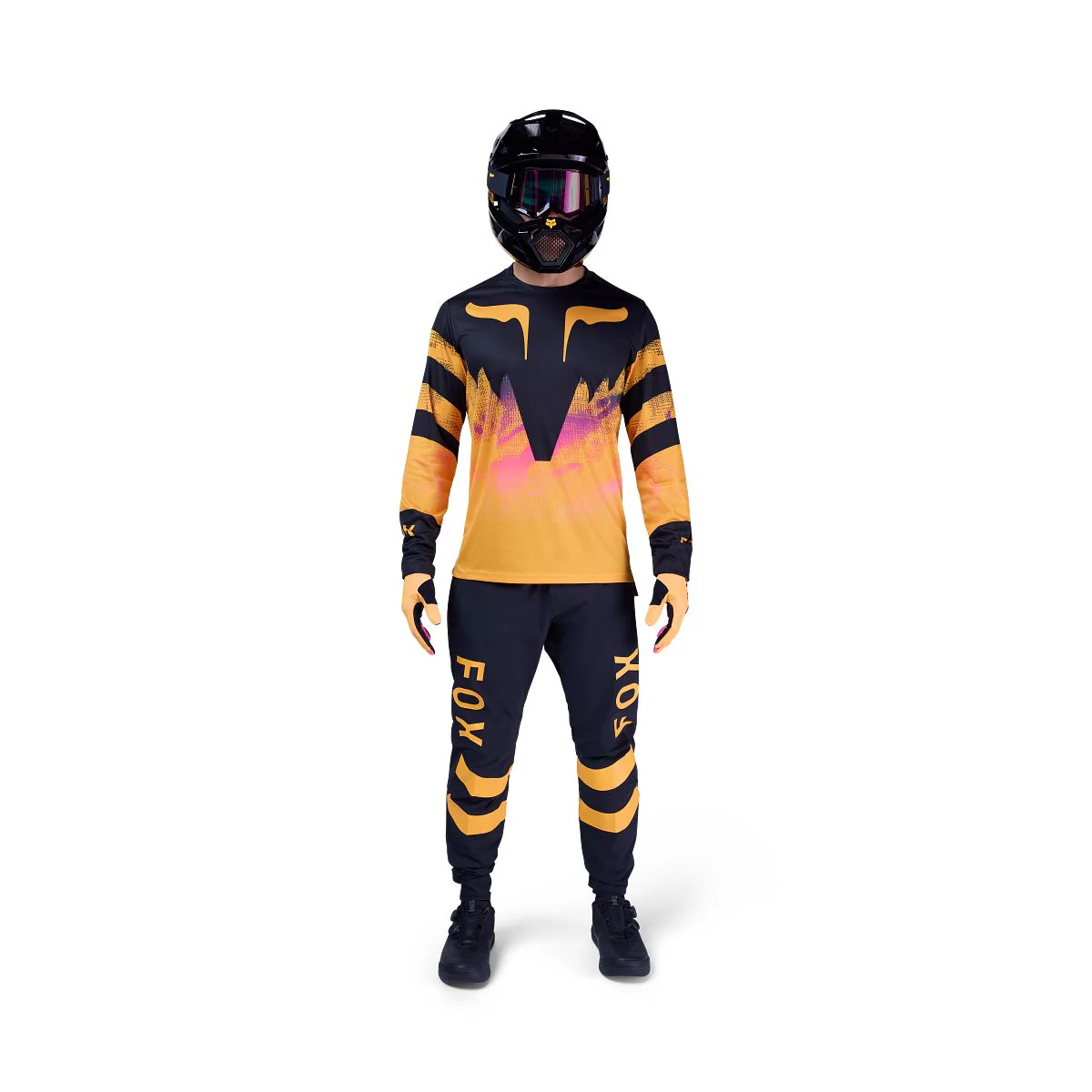 Pantalon FOX RANGER KAIROS Noir/Orange - Image 7