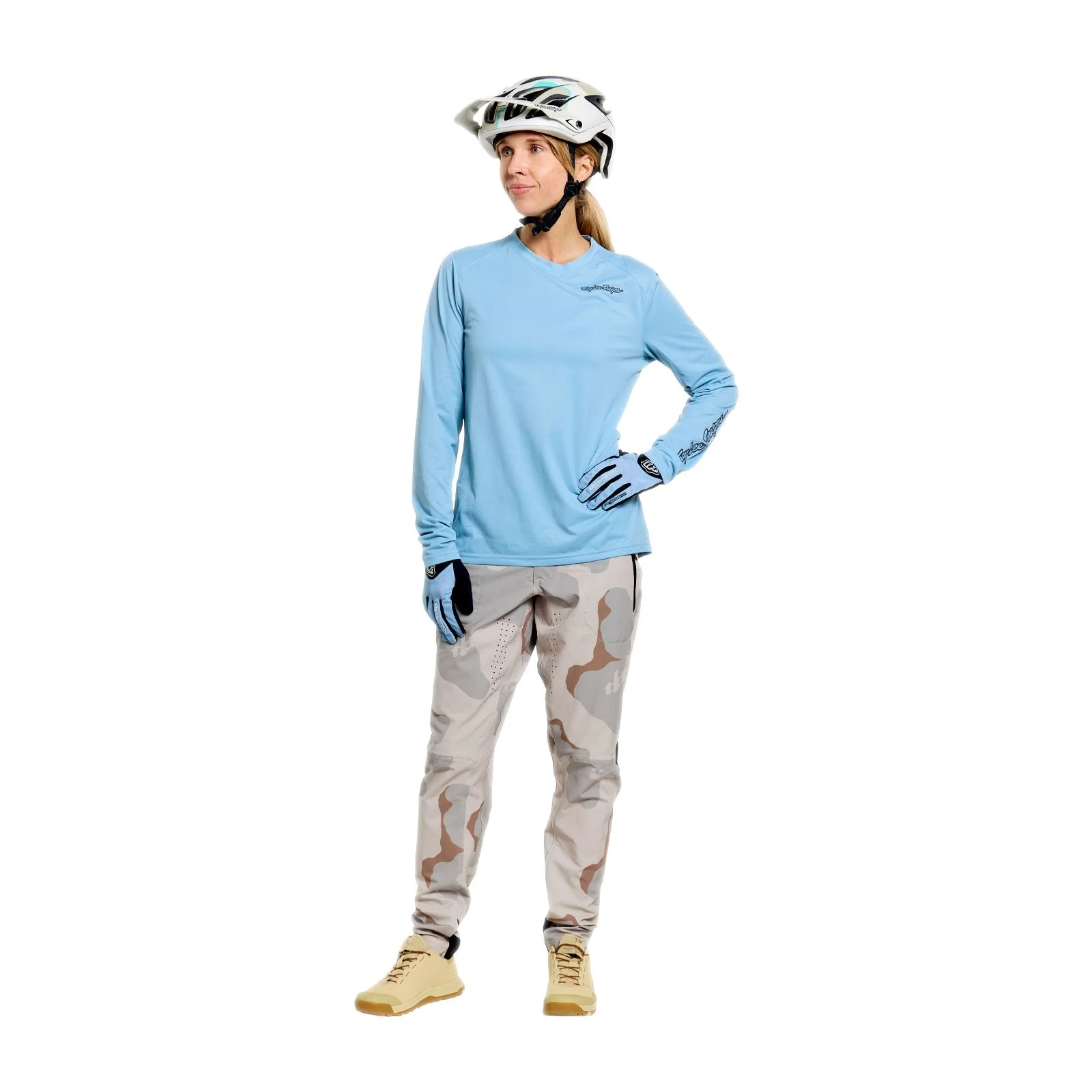 Pantalon TROY LEE DESIGNS LILIUM PRO FLOW CAMO Femme Pumice - Image 2