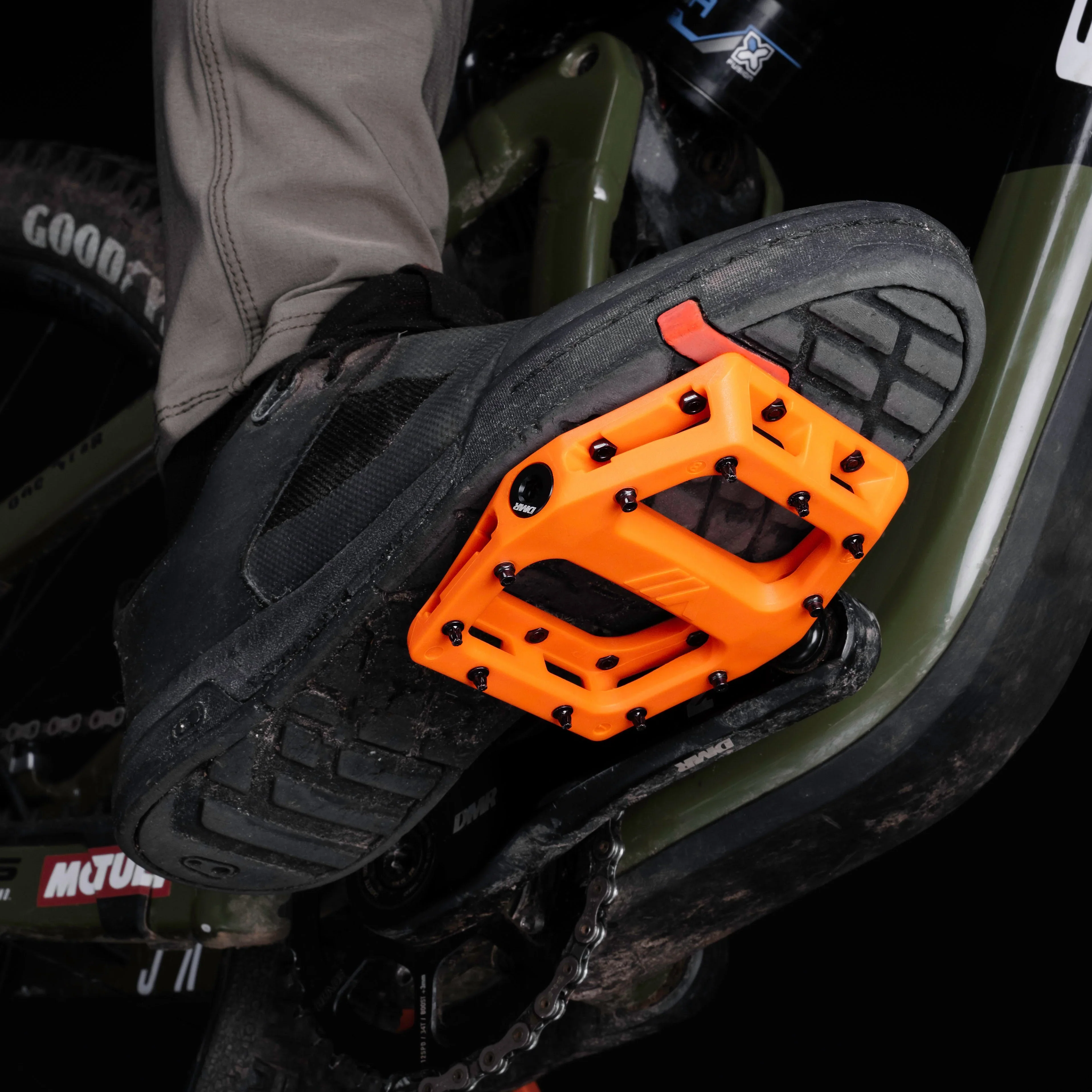Pédales Plates DMR V11 Orange - Image 3