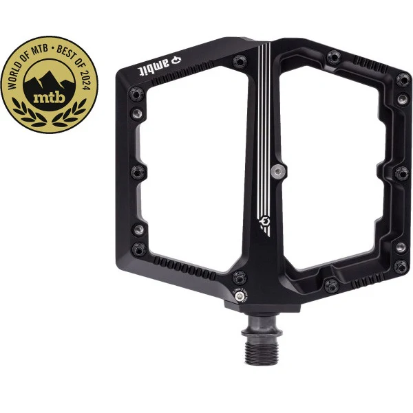 Pédales Plates AMBIT HAXN HOITA Large Noir Matt - Édition Limitée