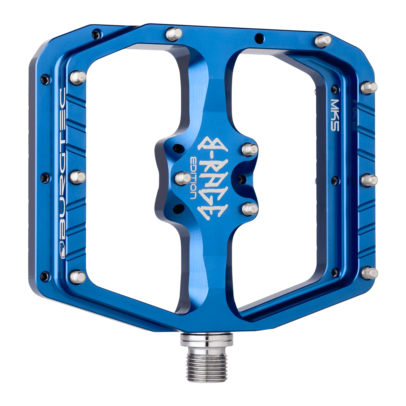 Pédales Plates BURGTEC PENTHOUSE FLAT MK5 B-RAGE EDITION Bleu - Image 2