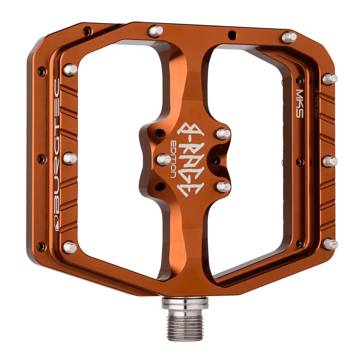 Pédales Plates BURGTEC PENTHOUSE FLAT MK5 B-RAGE EDITION Kash Bronze - Image 2