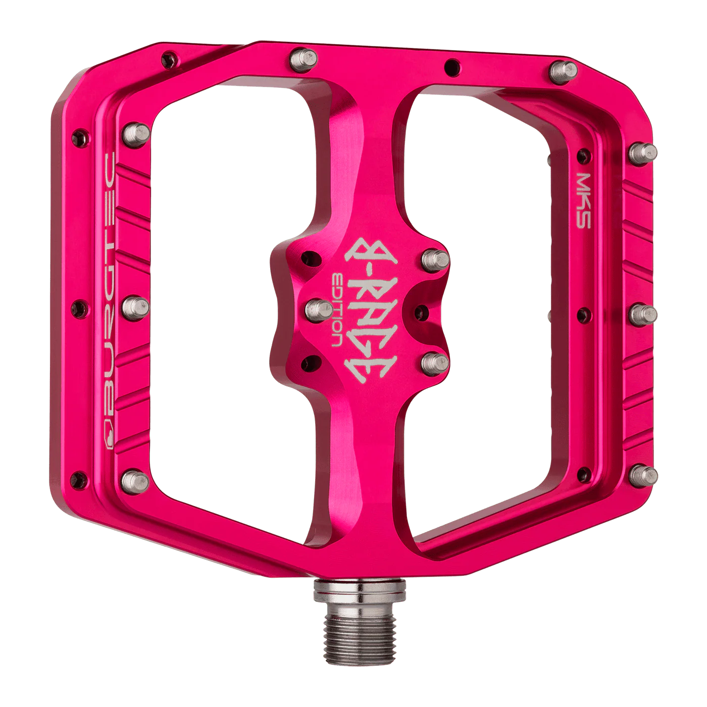 Pédales Plates BURGTEC PENTHOUSE FLAT MK5 B-RAGE EDITION Rose - Image 2
