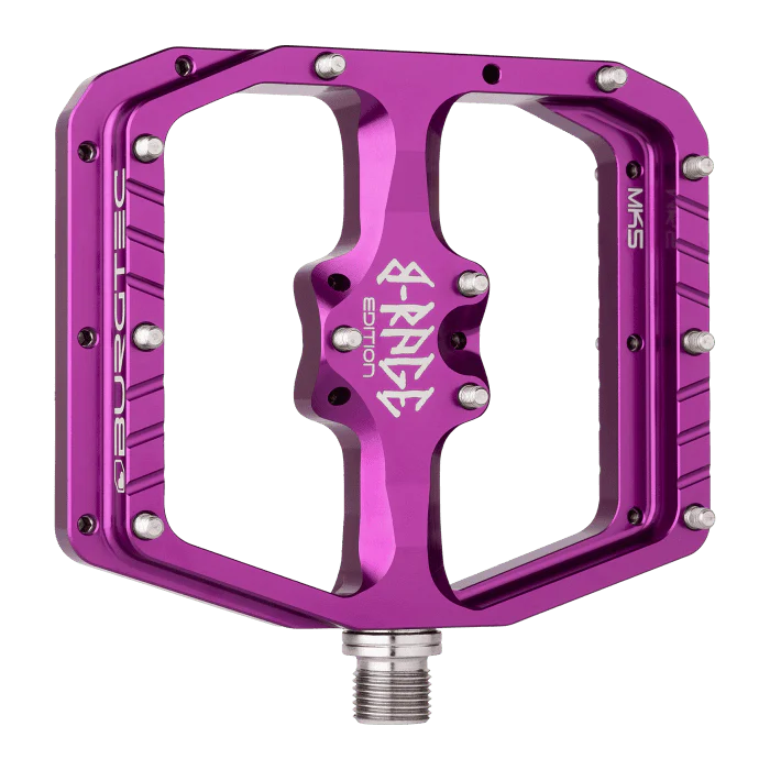 Pédales Plates BURGTEC PENTHOUSE FLAT MK5 B-RAGE EDITION Violet - Image 2