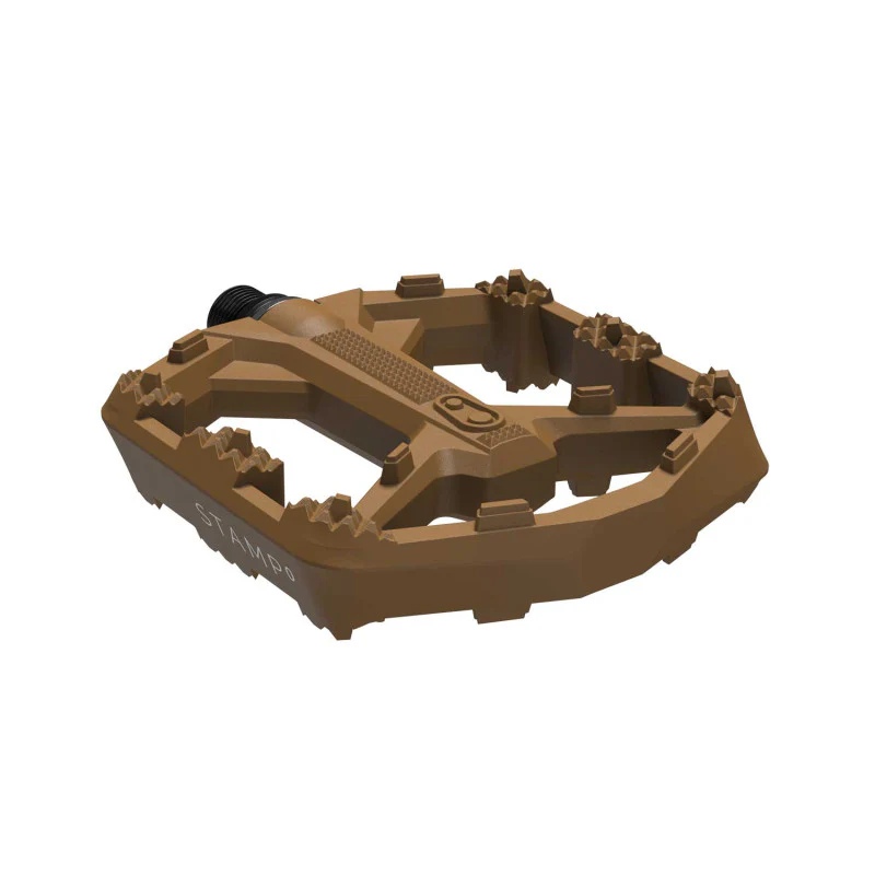Pédales Plates CRANKBROTHERS STAMP 0 Small Marron - Image 2