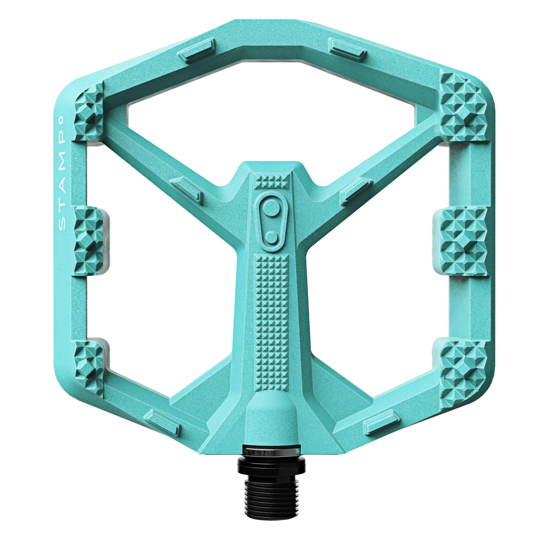 Pédales Plates CRANKBROTHERS STAMP 0 Large Turquoise