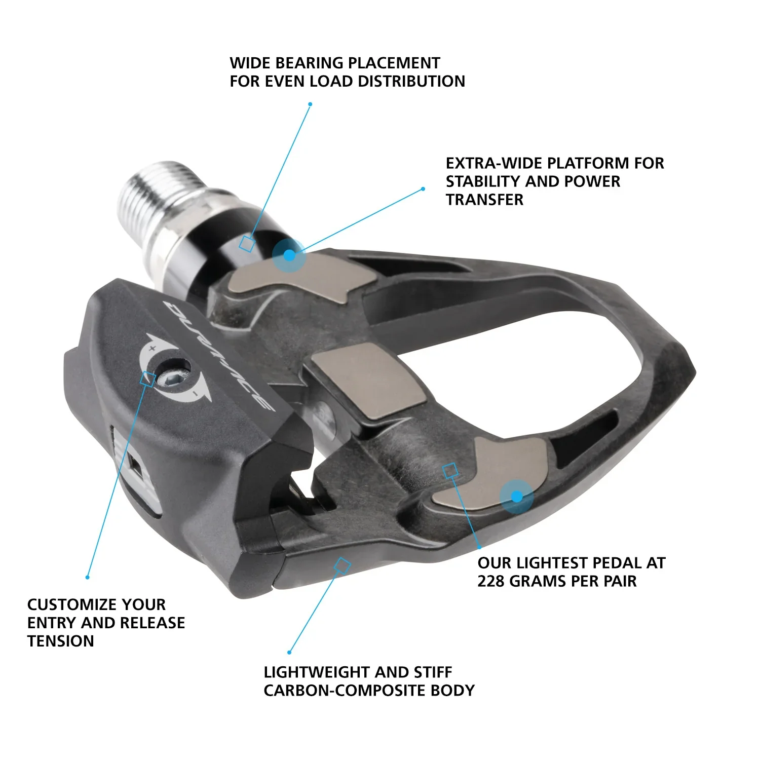 Pédales SHIMANO DURA-ACE R9100 - Image 5
