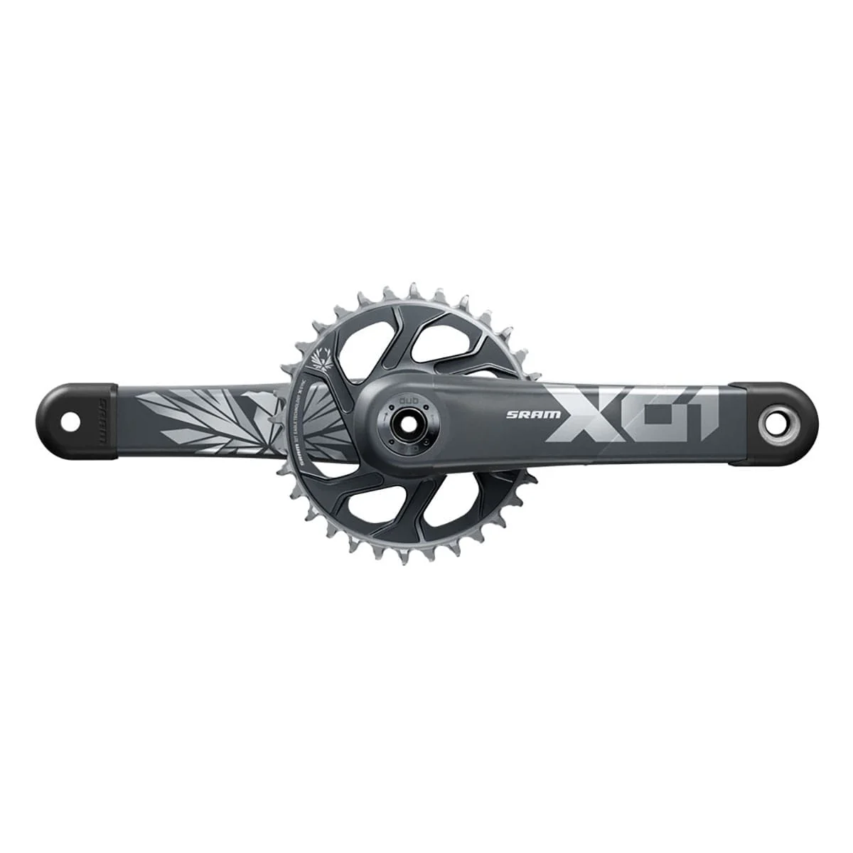 Pédalier Mono 11/12V SRAM X01 EAGLE BOOST 148 DUB Noir Carbone