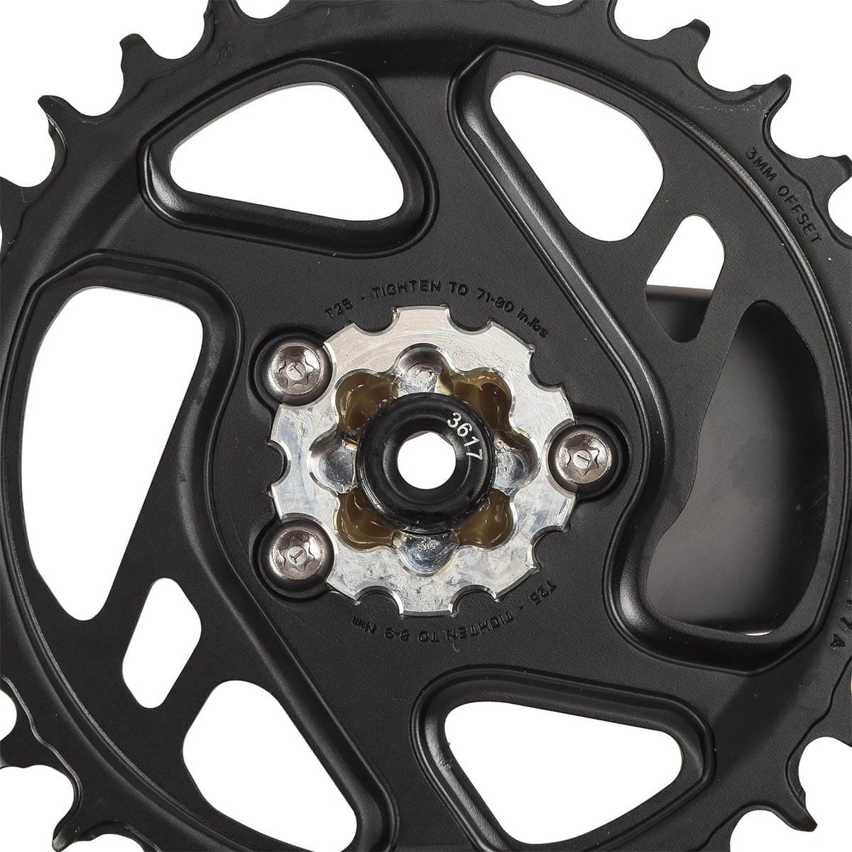Pédalier Mono 12V TRUVATIV EAGLE DESCENDANT CARBON BOOST DUB Direct Mount Noir - Image 3