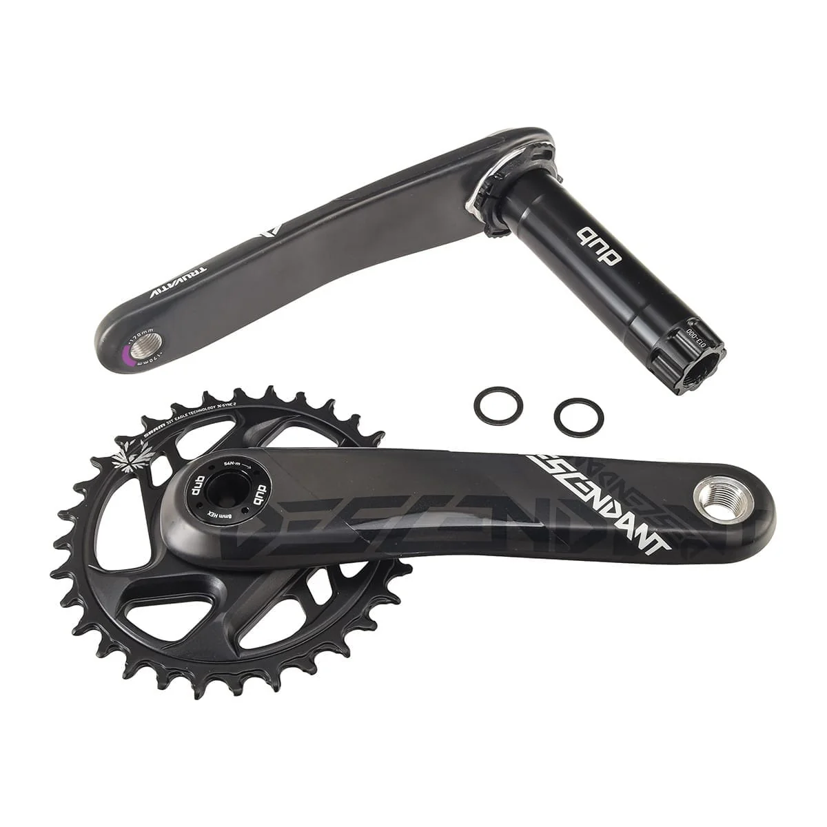 Pédalier Mono 12V TRUVATIV EAGLE DESCENDANT CARBON DUB Direct Mount Noir - Image 2