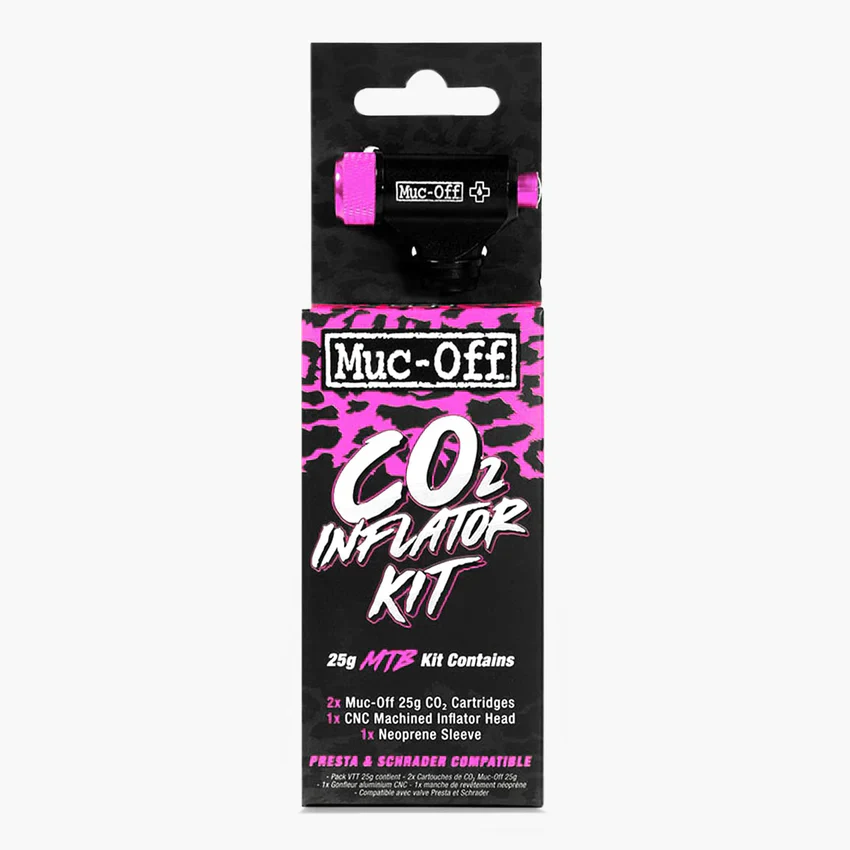 Percuteur CO2 MUC-OFF MTB + Cartouches CO2 Filetées 25g (x2) - Image 2