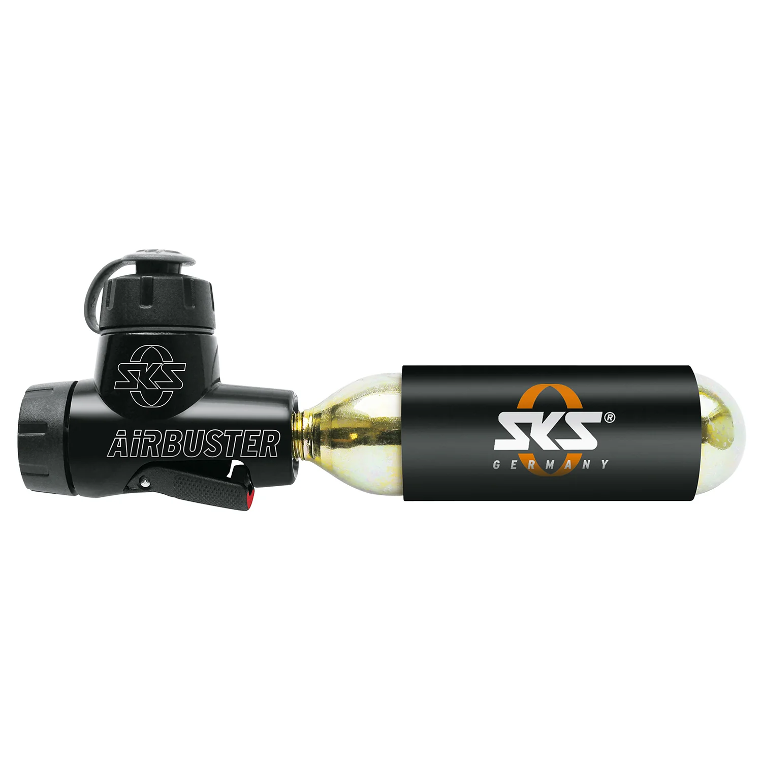 Percuteur CO2 SKS GERMANY AIRBUSTER + Cartouche CO2 Filetée 16 g (x1) - Image 2