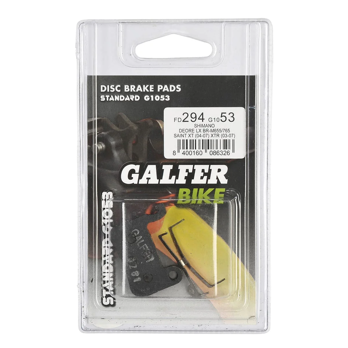 Plaquettes Semi-Métalliques GALFER ADVANCED Shimano A01S-M06 Saint / XTR / XT / SLX / LX - Image 3