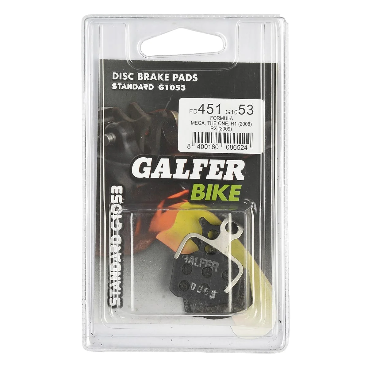 Plaquettes Semi-Métalliques GALFER PERFORMANCE Formula Cura / Mega / The One / R0 / R1 / RX / RR1 / T1 / C1 - Image 3