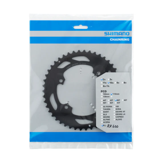 Plateau Extérieur 10V SHIMANO GRX RX600 110mm - Image 2