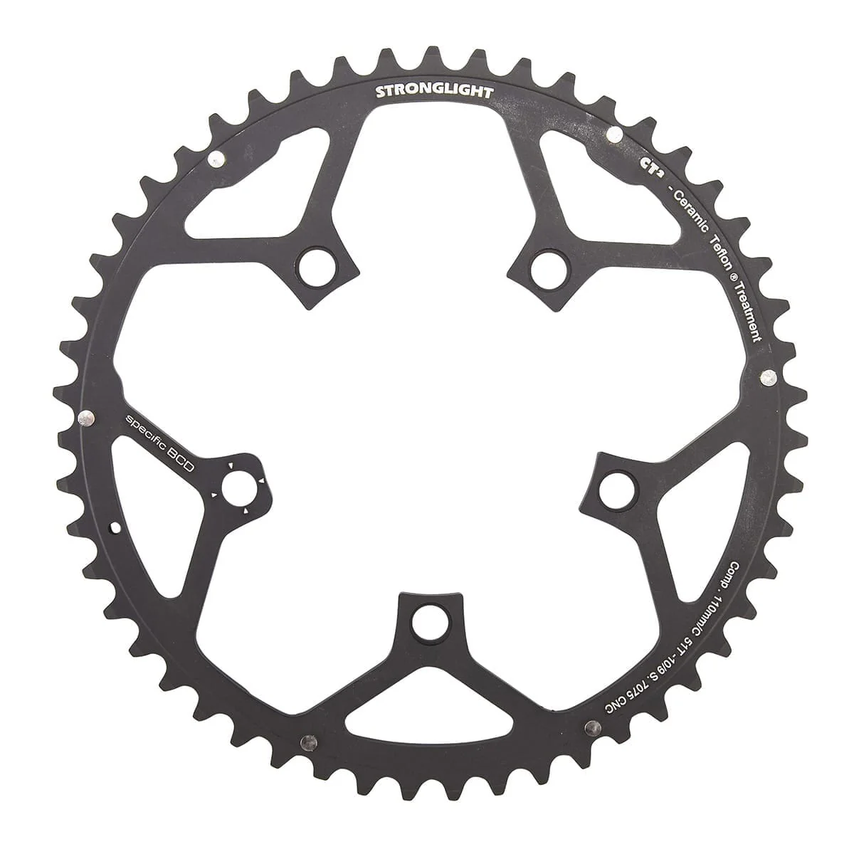 Plateau Extérieur 9/10V STRONGLIGHT CT² Campagnolo Type C 110mm