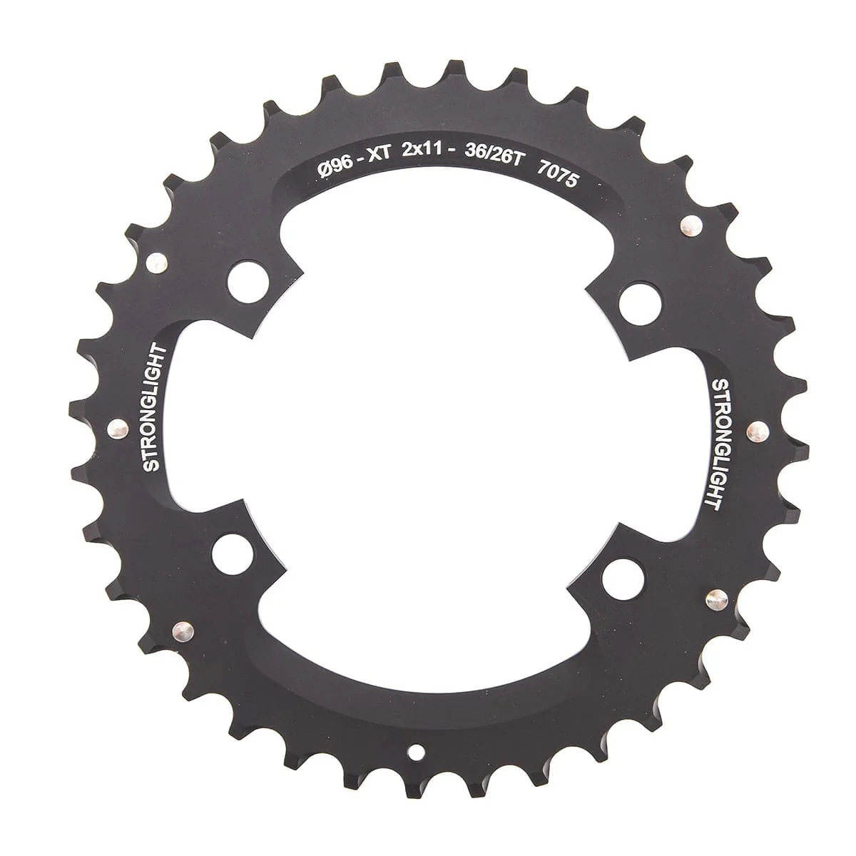 Plateau Extérieur STRONGLIGHT Shimano XT M8000/SLX M7000 11V 4 Trous 96mm
