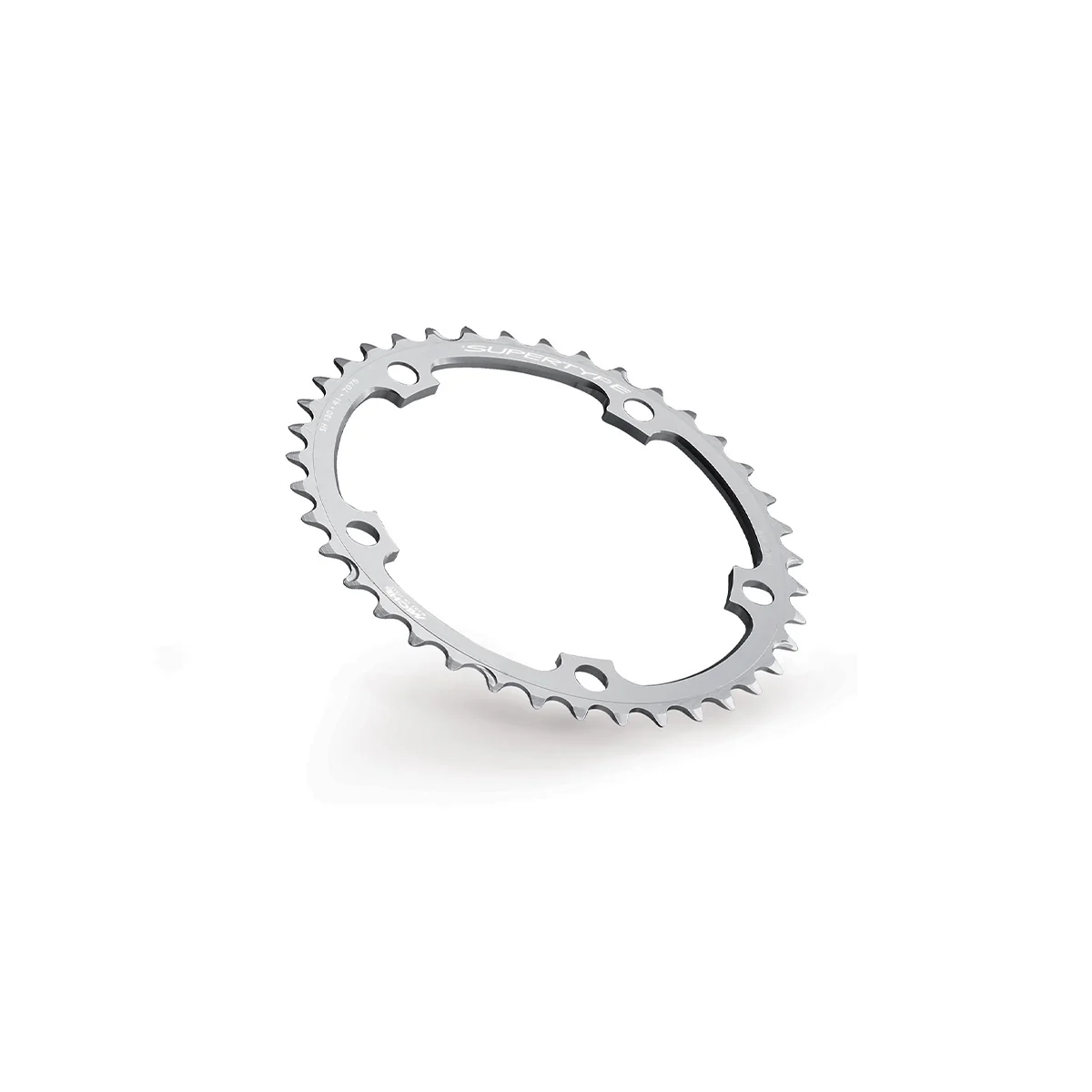 Plateau Intérieur 9/10V MICHE SSUPERTYPExDOUBLE BCD 130mm Argent