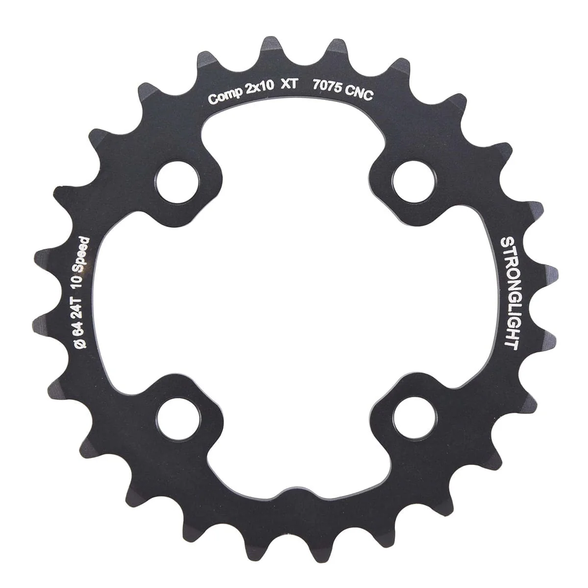 Plateau Intérieur STRONGLIGHT SHIMANO XT M785 10V 4 Trous 64mm