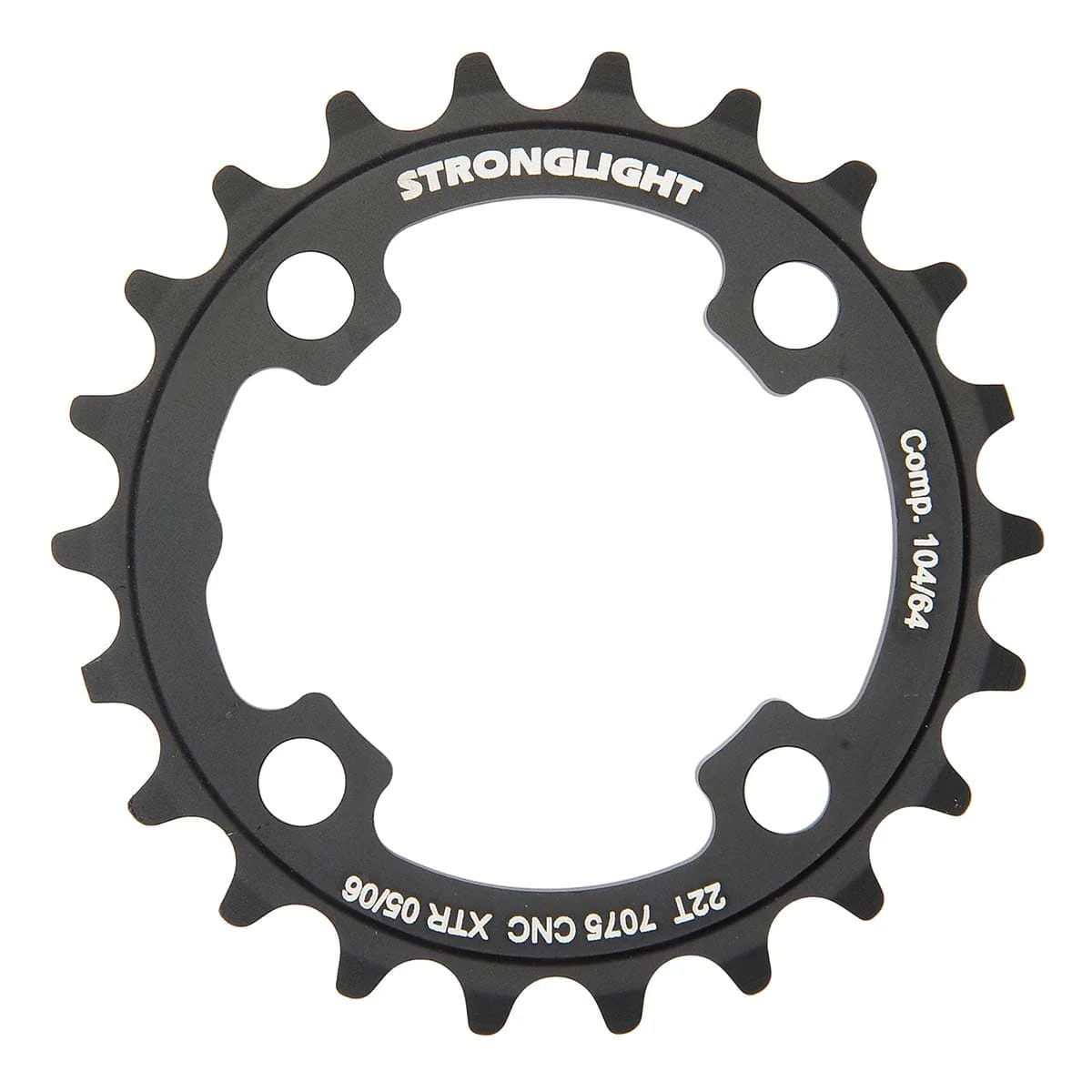 Plateau Intérieur STRONGLIGHT SHIMANO XTR M960 9V 4 Trous 64mm
