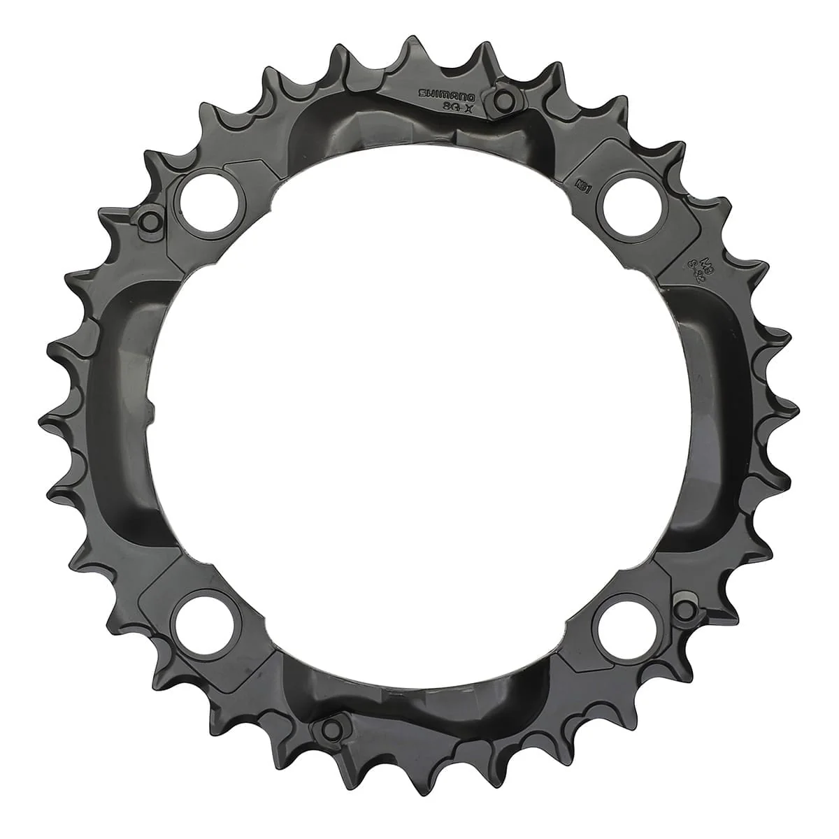 Plateau Intermédiaire SHIMANO DEORE M590 9V 4 Trous 104mm Noir