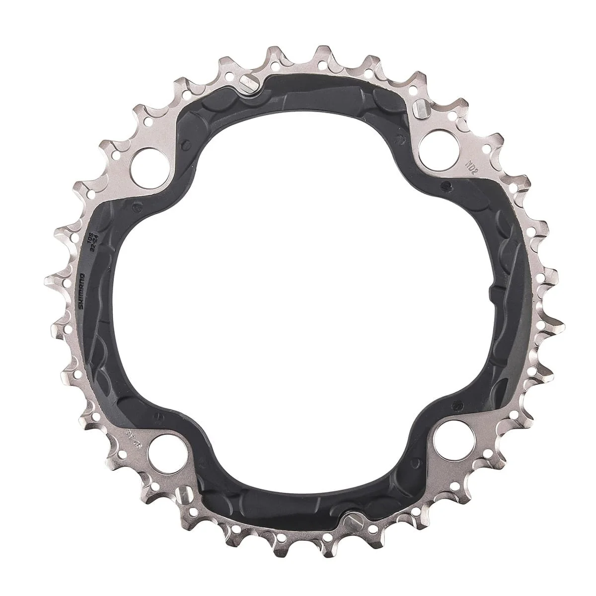 Plateau Intermédiaire SHIMANO DEORE M610 10V 4 Trous 104mm - Image 2