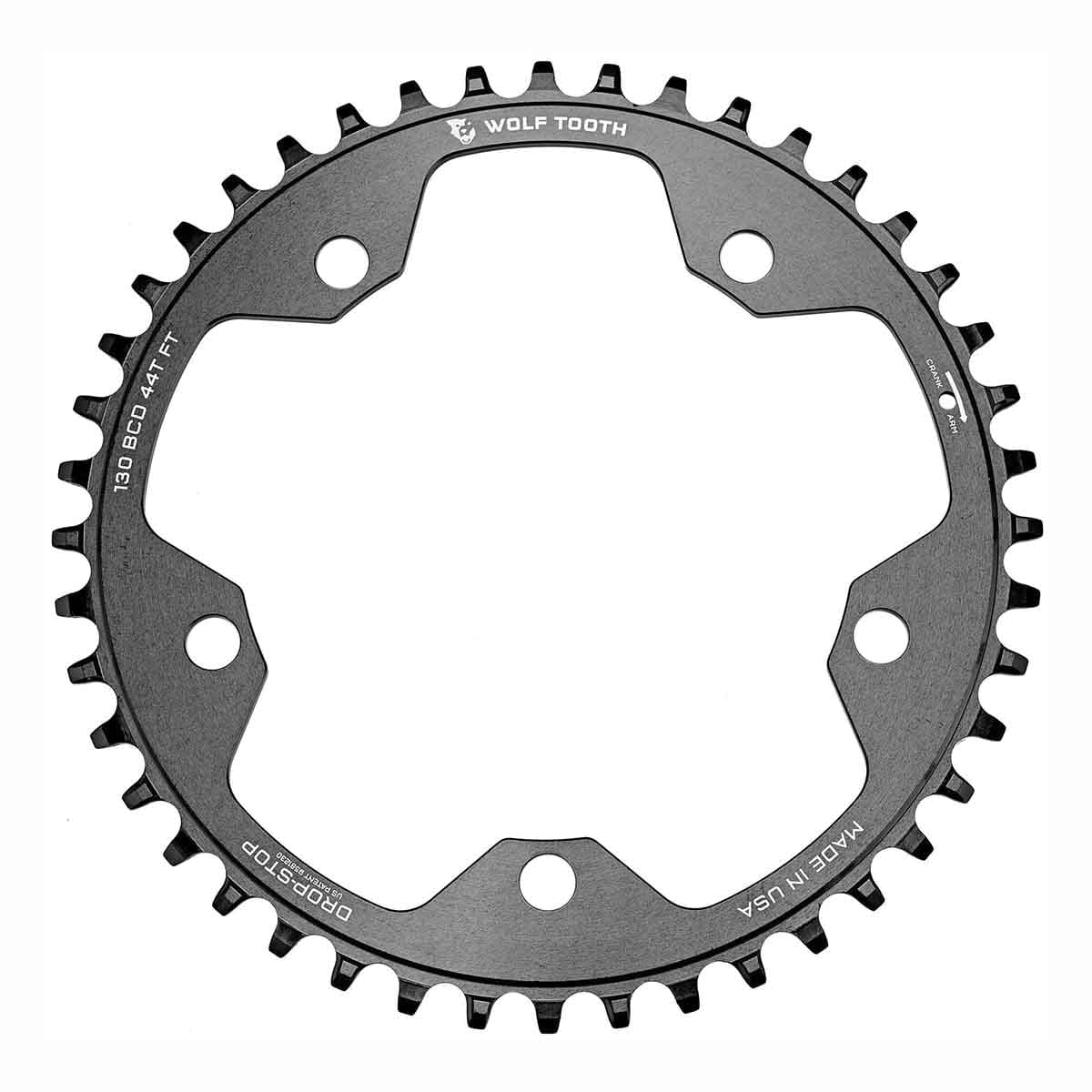 Plateau Mono 9/10/11/12V WOLF TOOTH CYCLOCROSS FLAT TOP 130mm - Image 3