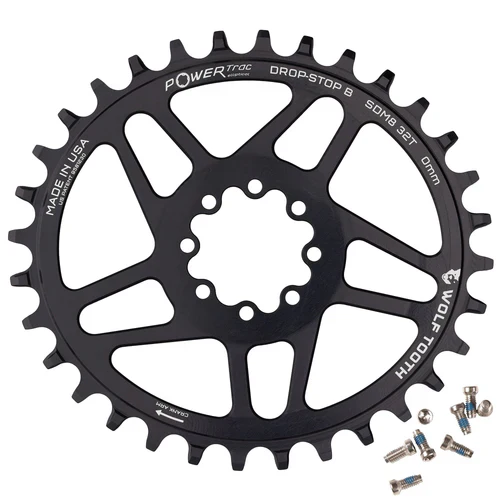 Plateau Mono Oval WOLF TOOTH 12V SRAM Direct Mount 8 vis Offset 3mm