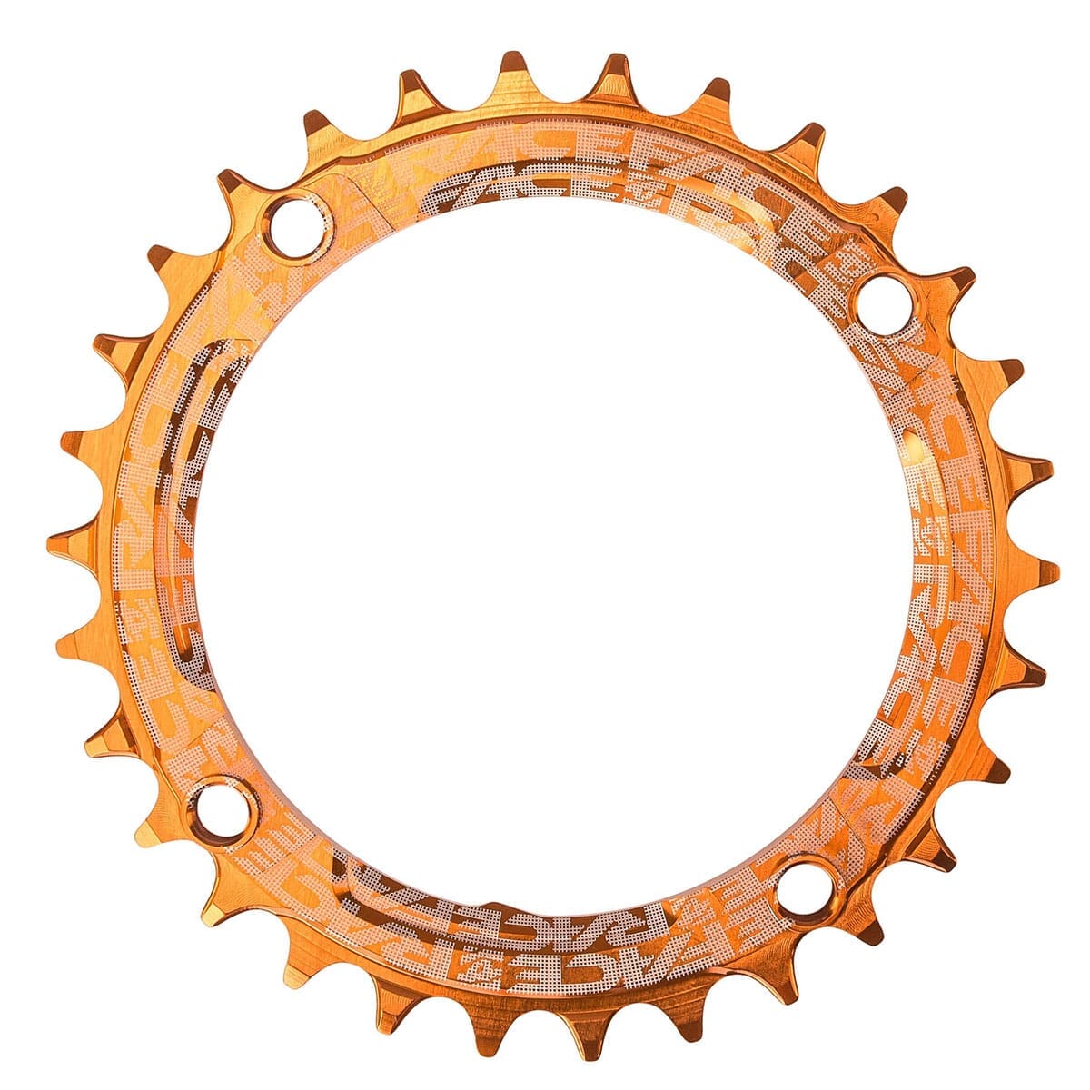 Plateau Mono RACE FACE NARROW WIDE 9/10/11/12V 4 Trous 104mm Orange
