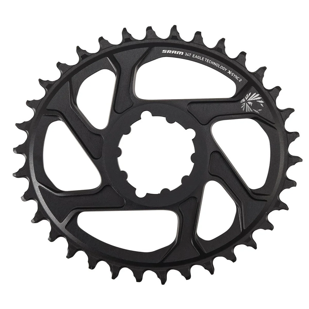 Plateau Mono SRAM EAGLE X-SYNC2 OVAL 12V Direct Mount Offset 6mm