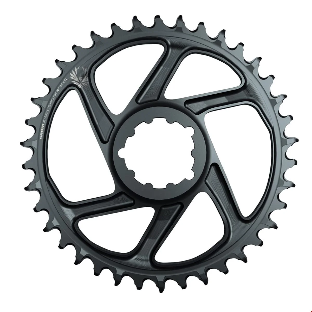 Plateau Mono SRAM EAGLE X-SYNC 2 SL 12V Direct Mount Offset 6mm Lunar Grey - Image 2