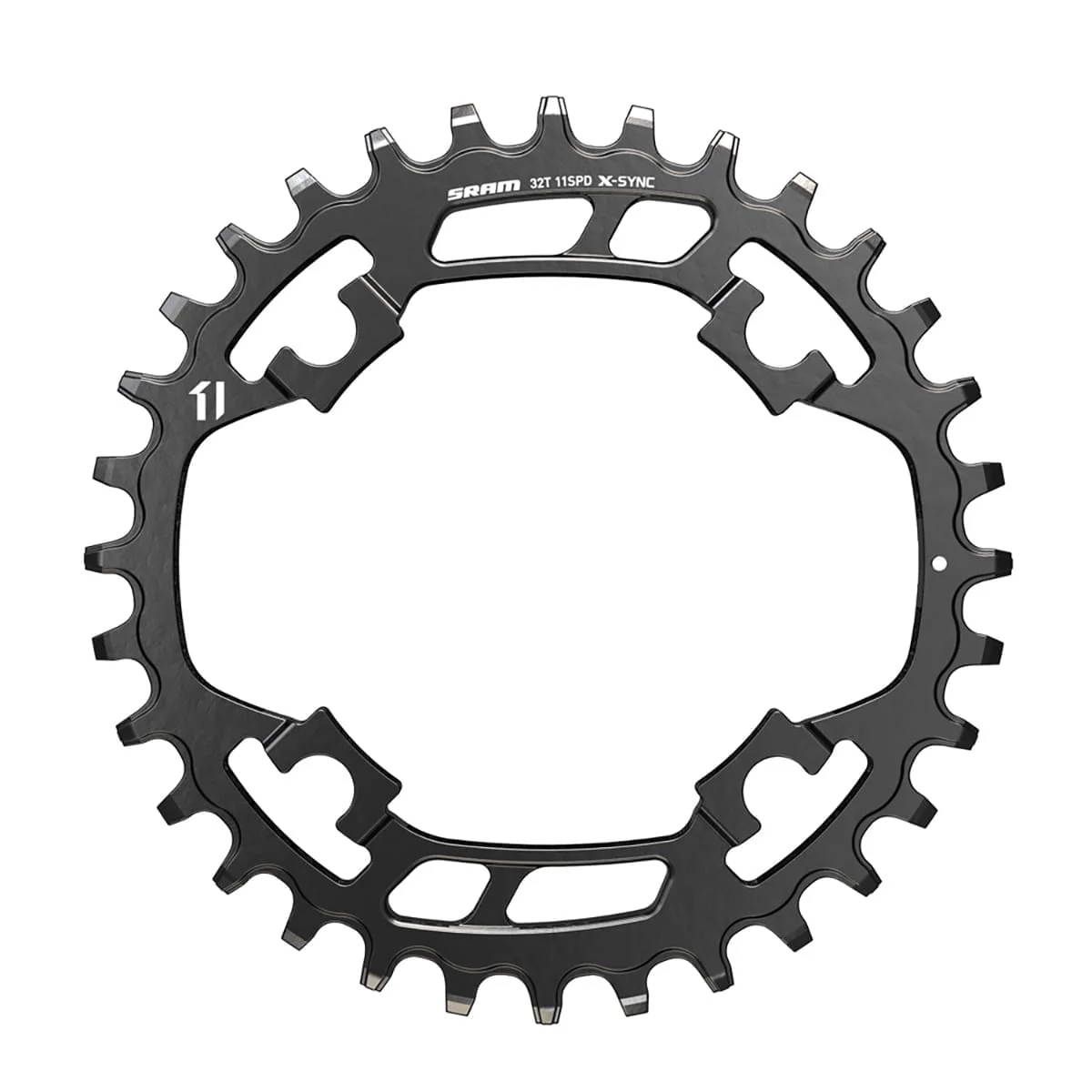 Plateau Mono SRAM X-SYNC 11V 4 Trous 94mm Acier noir