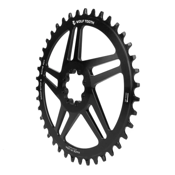 Plateau Mono WOLF TOOTH DROP-STOP ST GRAVEL DM 8 Vis Sram Noir - Image 4