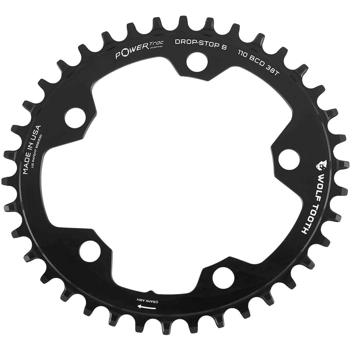 Plateau Mono Ovale 9/10/11/12V WOLF TOOTH 110mm