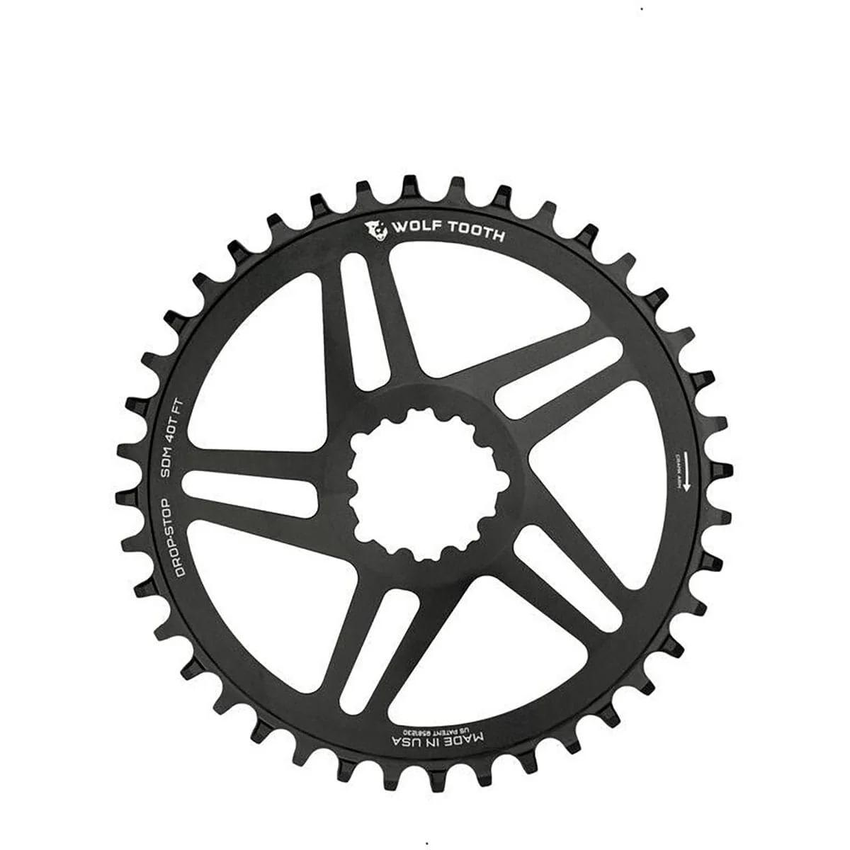 Plateau Mono Ovale 9/10/11/12V WOLF TOOTH FLAT TOP SRAM Direct Mount