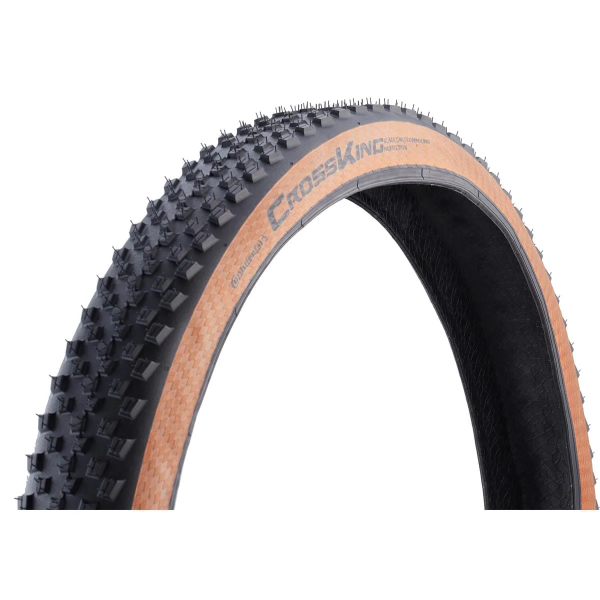 Pneu CONTINENTAL CROSS KING 26x2.20 ProTection Tubeless Ready Souple Marron
