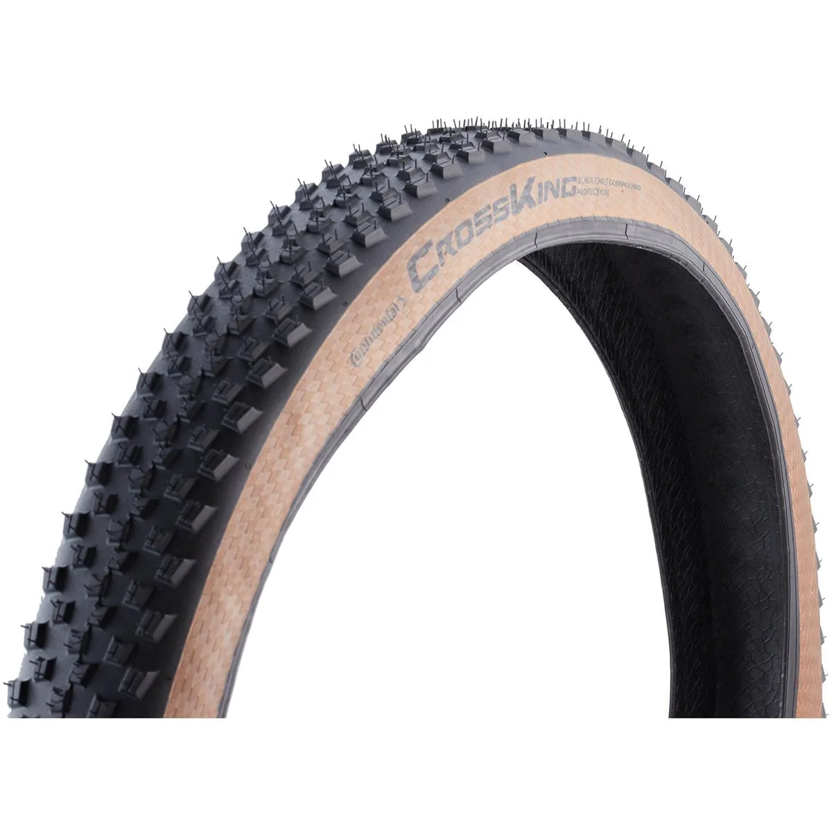Pneu CONTINENTAL CROSS KING 27.5x2.20 ProTection Tubeless Ready Souple Marron
