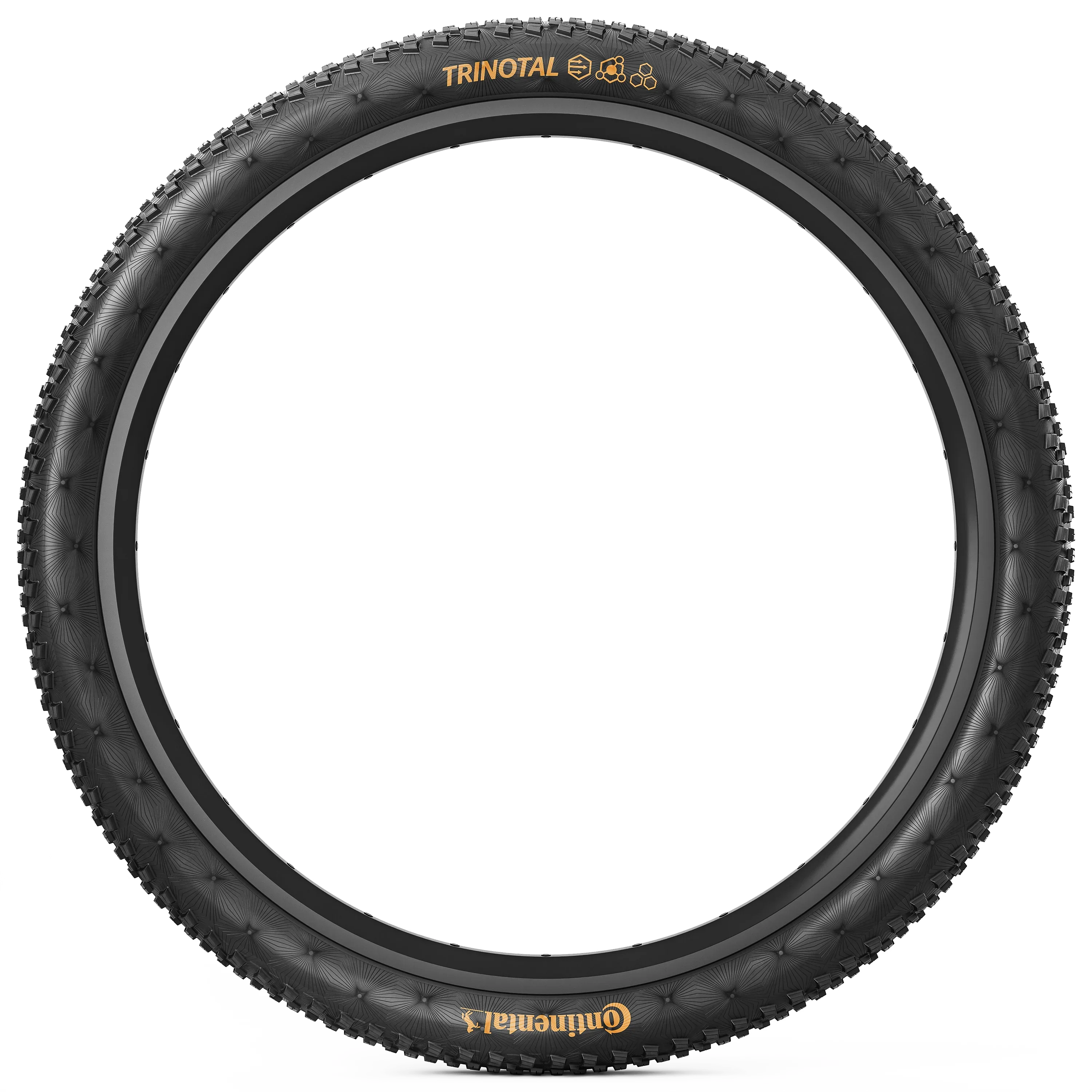 Pneu CONTINENTAL TRINOTAL Race Rapid 29x2.40 Tubeless Ready Souple Marron - Image 3