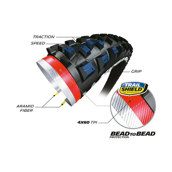 Pneu MICHELIN WILD AM Performance Line 27.5x2.60 Tubeless Ready Souple - Image 4