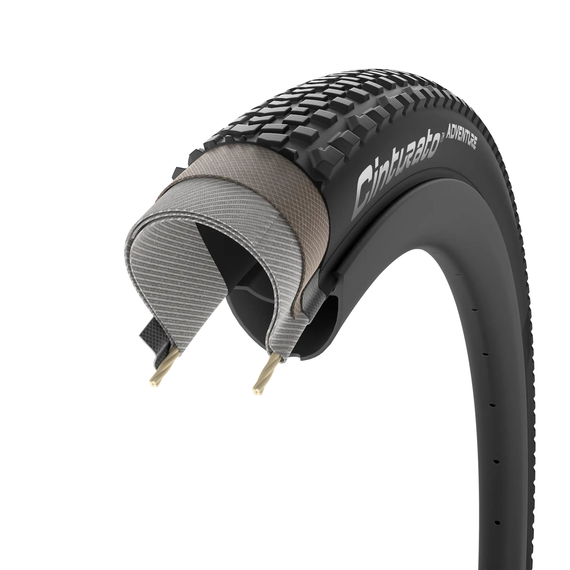 Pneu PIRELLI CINTURATO ADVENTURE 700x40c Tubeless Ready Noir - Image 4