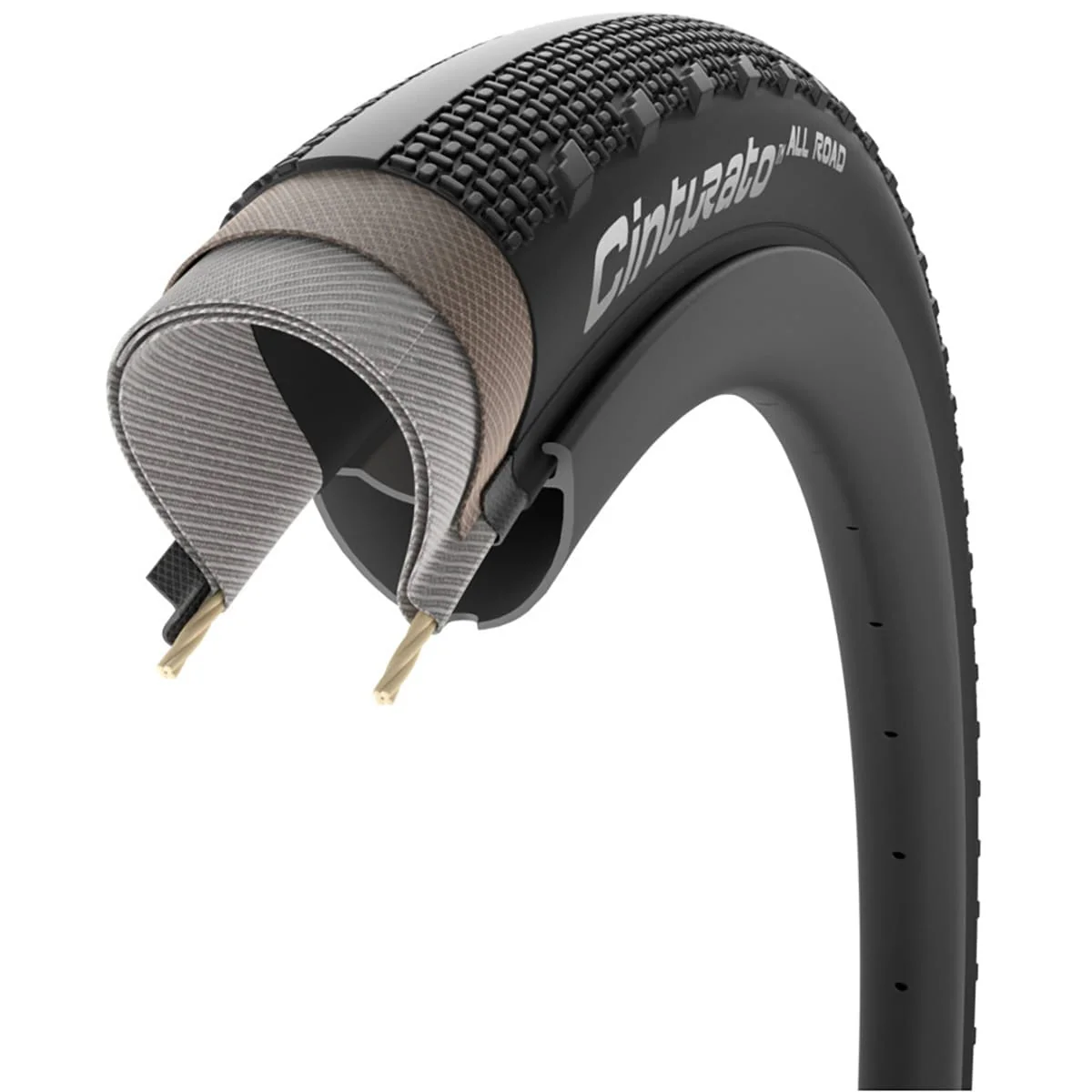 Pneu PIRELLI CINTURATO ALL ROAD 700x35c Tubeless Ready Noir - Image 6