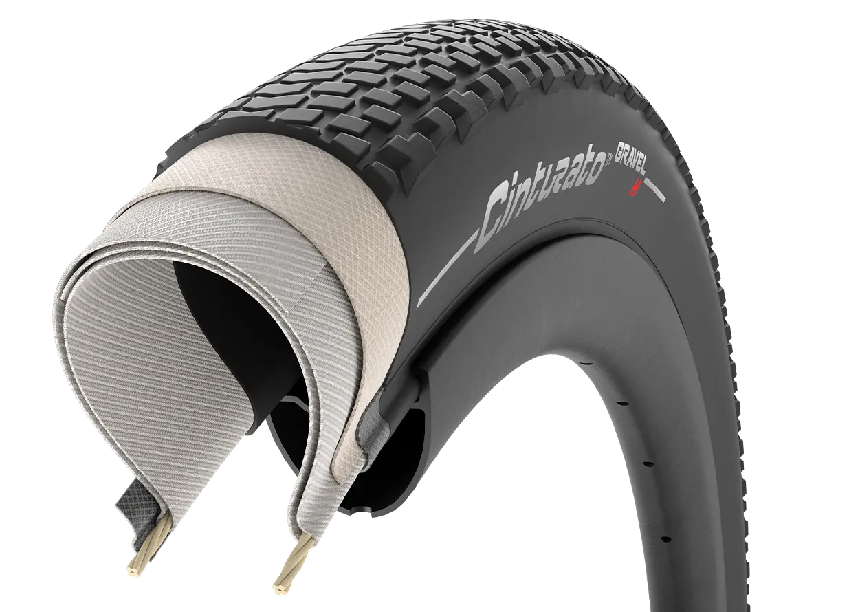 Pneu PIRELLI CINTURATO GRAVEL H 700x50c Tubeless Ready Classci Beige - Image 4