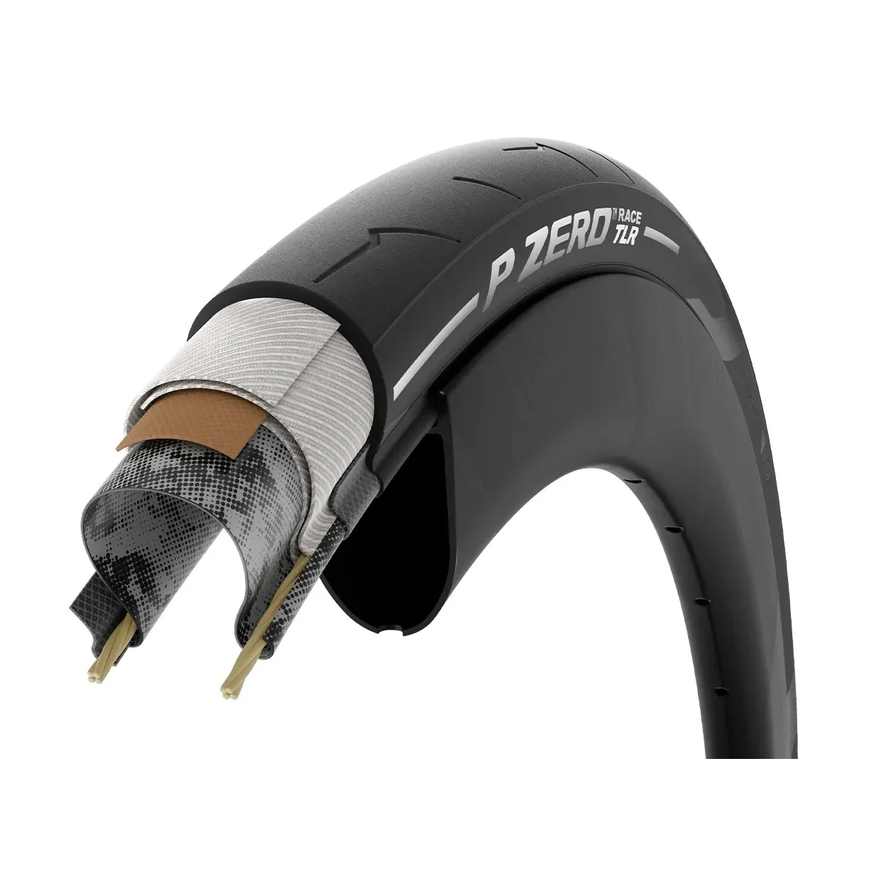 Pneu PIRELLI P ZERO RACE TLR 700c Tubeless Ready Bleu - Image 4