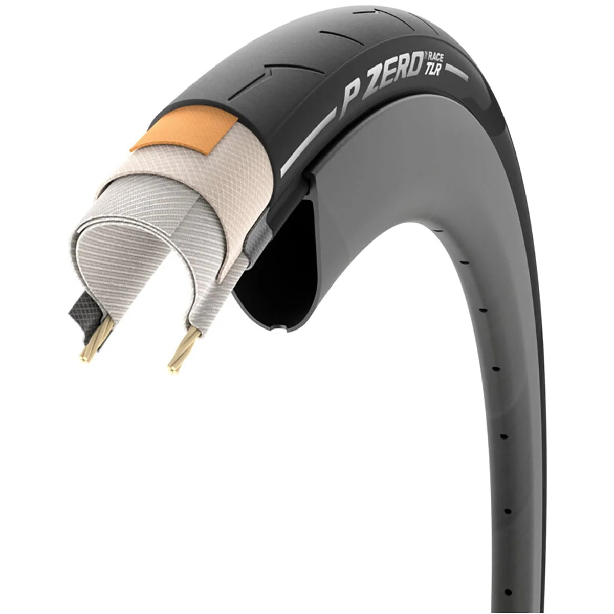 Pneu PIRELLI P ZERO RACE TLR 700c Tubeless Ready Noir - Image 7