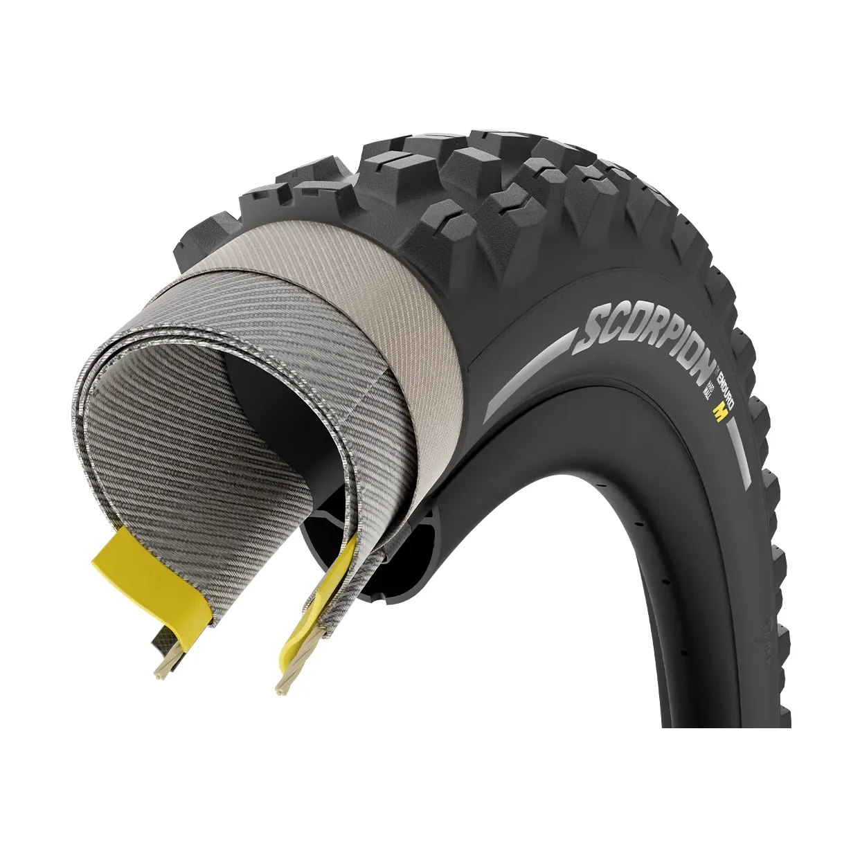 Pneu PIRELLI SCORPION ENDURO M CLASSIC 29x2.4 HardWall Tubeless Ready Souple Marron 4355100 - Image 4