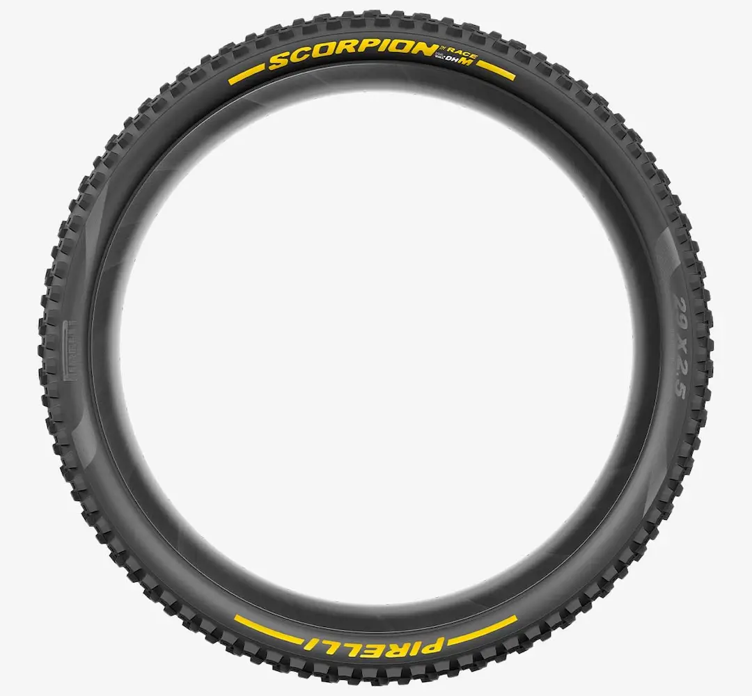 Pneu PIRELLI SCORPION RACE DH M 27.5x2.5 Tubeless Ready Souple Noir/Jaune 3907200