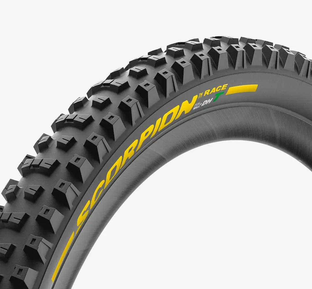 Pneu PIRELLI SCORPION RACE DH T 27.5x2.5 Tubeless Ready Souple Noir/Jaune 3907400 - Image 2